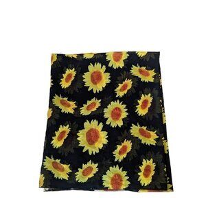 Vintage Sunflower Scarf‎ Wrap Sarong Swim Cover Rima Beachworld Shawl Retro 90’s